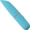 Loveline Beso Rechargeable Waterproof Silicone Textured Mini Lipstick Vibrator - Blue