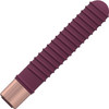 Loveline Poise Rechargeable Waterproof Silicone Textured Vibrator - Burgundy