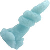 Uncover Creations Glow In The Dark Tentacle Knot II 8" Silicone Fantasy Dildo - Deep Dive Blue