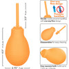 Cheeky One Way Flow Douche Anal Cleansing Tool By CalExotics - Orange