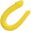 Boundless AC/DC Dong Silicone Double Dildo By CalExotics - Yellow