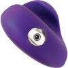 Amore Pleasure Vibe Silicone Heart Shaped Rechargeable Clitoral Stimulator By VeDO - Purple