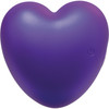 Amore Pleasure Vibe Silicone Heart Shaped Rechargeable Clitoral Stimulator By VeDO - Purple