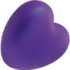 Amore Pleasure Vibe Silicone Heart Shaped Rechargeable Clitoral Stimulator By VeDO - Purple