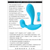 Gender X Wear Me Out Rechargeable Waterproof Silicone Wearable Vibrator With Remote - Blue