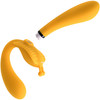 The Monarch Rechargeable Silicone Strapless Strap-On Vibrator With Removable Shaft By Evolved Novelties - Yellow