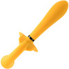 The Monarch Rechargeable Silicone Strapless Strap-On Vibrator With Removable Shaft By Evolved Novelties - Yellow