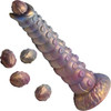 Deep Invader Tentacle 11.5" Silicone Ovipositor Dildo With Eggs By Creature Cocks