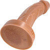 The Aveo Dual Density 8.5" Silicone Realistic Dildo By Uberrime - Caramel