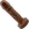 The Aveo Dual Density 8.5" Silicone Realistic Dildo By Uberrime - Chocolate