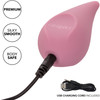 Mod Flair Rechargeable Waterproof Silicone Clitoral Stimulator By CalExotics - Pink