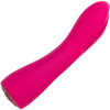 Gem Vibe Collection 7" Curve Rechargeable Waterproof Silicone G-Spot Vibrator By CalExotics - Pink