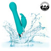 Enchanted Oscillate Rechargeable Thrusting & Rotating Beads Dual Stimulation Vibrator By CalExotics - Blue