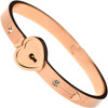 Master Series Cuffed Locking Bracelet & Key Necklace - Rose Gold