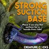 Dino-Dick 7.25" Silicone Suction Cup Dildo By Creature Cocks - Large