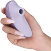 SVAKOM Pulse Galaxie App Enabled Pressure Wave Clitoral Stimulator With Starlight Projector - Metallic Lilac