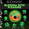 Bloomgasm Glow Rose Glow In The Dark Rechargeable Clitoral Pressure Wave Stimulator - Rainbow