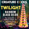 Twilight 6.25" Rainbow Glass Dildo By Creature Cocks