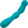 Nubii Siren Rechargeable Silicone Bendable G-Spot Vibrator By Nu Sensuelle - Blue
