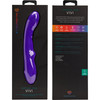 Vivi Tapping Vibe Rechargeable Silicone Double G-Spot Vibrator By Nu Sensuelle - Deep Purple