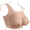 Gender X Undergarments Plate D-Cup Wearable Silicone Breasts - Vanilla