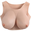 Gender X Undergarments Plate E-Cup Wearable Silicone Breasts - Vanilla