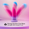 Avant Borealis Dreams 7.75" Silicone Suction Cup Dildo By Blush - Cotton Candy
