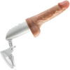 Dr. Skin Dr. Hammer 7" Thrusting, Gyrating, Vibrating & Warming Suction Cup Dildo With Handle & Remote By Blush - Vanilla