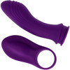 Playboy Pleasure Mix & Match Silicone Dual Stimulation Vibrator With Removable Cock Ring