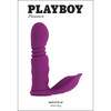 Playboy Pleasure Match Play Silicone Dual Stimulation Thrusting Vibrator With Removable Cock Ring