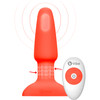 b-Vibe Rimming Plug 2 Remote Control Silicone Vibrating Anal Toy - Orange