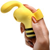 Shegasm Sucky Bee Rechargeable Silicone Clitoral Stimulating Finger Vibrator With Suction
