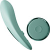 JimmyJane Ascend 3 Rechargeable Silicone Waterproof Vibrating Massager With Remote - Teal