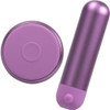 JimmyJane Mini Chroma Rechargeable Aluminum Waterproof Bullet Vibrator With Remote - Purple