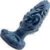 Pris Toys Asteroid Textured Silicone 4.5 Inch Anal Plug - Deep Space