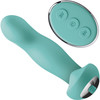 JimmyJane Pulsus G-Spot Rechargeable Silicone Dual Stimulation Vibrator With Remote - Teal