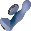 JimmyJane Pulsus P-Spot Rechargeable Silicone Dual Stimulation Prostate Massager With Remote - Blue