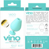 VINO Rechargeable Silicone Vibrating Sonic Clitoral Pulsator By VeDO - Tease Me Turquoise