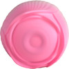 Bloomgasm Pulsing Petals Throbbing Rose Stimulator Rechargeable Clitoral Vibrator - Pink & White