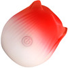 Bloomgasm Pulsing Petals Throbbing Rose Stimulator Rechargeable Clitoral Vibrator - Red & White