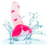 Glow Stick Heart 6" Glow In The Dark Silicone Suction Cup Dildo By CalExotics