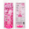 Glow Stick Heart 6" Glow In The Dark Silicone Suction Cup Dildo By CalExotics