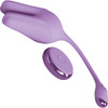 JimmyJane Form 2 Kegel Trainer Waterproof Rechargeable Silicone Vibrator With Remote - Purple