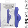 Connect Dual Stimulator Rechargeable Silicone App Enabled Rabbit Vibrator By CalExotics