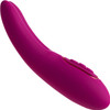 JimmyJane Solis Ascend 2 PRO Rechargeable Silicone Warming Dual Clitoral Vibrator - Fuchsia