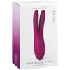 JimmyJane Solis Ascend 2 PRO Rechargeable Silicone Warming Dual Clitoral Vibrator - Fuchsia