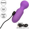First Time Rechargeable Massager Waterproof Silicone Mini Wand Vibrator By CalExotics - Purple