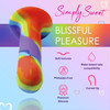 Simply Sweet Rainbow 6.75" Silicone Suction Cup Dildo