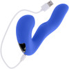 Tappity Tap Rechargeable Waterproof Silicone Dual Stimulation Vibrator By Evolved Novelties