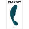 Playboy Pleasure Charmer Rechargeable Silicone Dual Stimulation Vibrator With Clitoral Suction